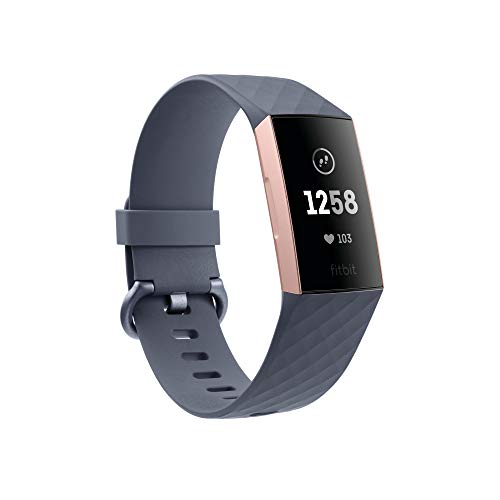 Fitbit Charge 3 Advanced Fitness Tracker with Heart Rate, Swim Tracking & 7 Day...