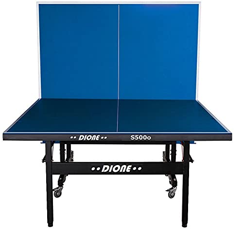 Dione Tischtennistisch S500o - 6mm top - Outdoor Klapp - Rollbar Tischtennisplatte...
