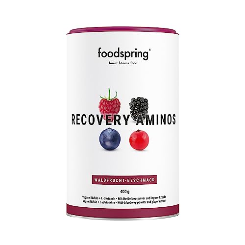 foodspring Recovery Aminos, 400g, Waldbeere, Cleane Post-Workout Recovery ohne...