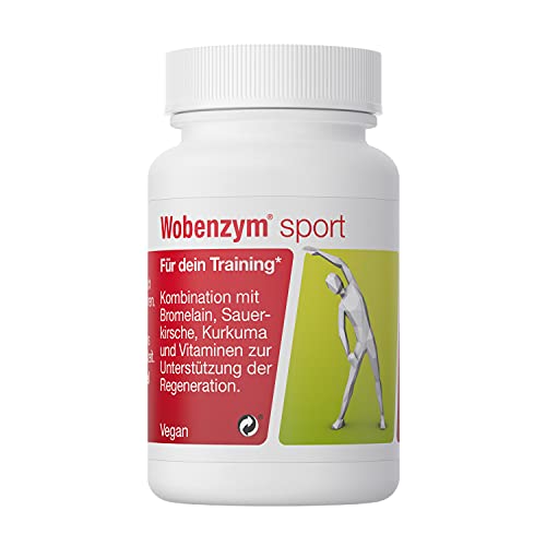 WOBENZYM® sport | 90 Kapseln | Vitamin- und Enzymkombination für die Regeneration...
