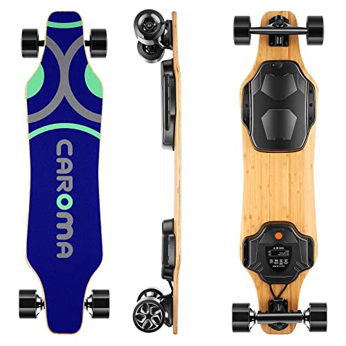 Caroma 77 cm Elektro Skateboard mit Drahtloser Bluetooth Fernbedienung für...