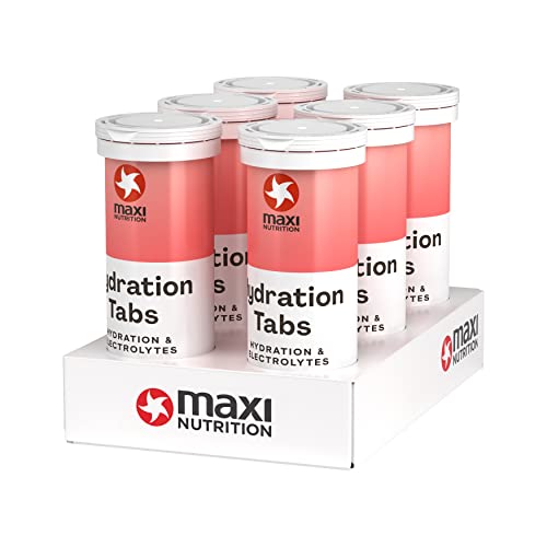 MaxiNutrition Hydration Tabs Pink Grapefruit, 240 g, 6er Pack (6 x 10 Tabs)