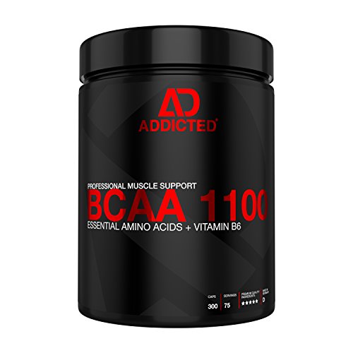 ADDICTED BCAA 1100 – Aminosäuren-Kapseln für den Muskelaufbau – 300 Kapseln