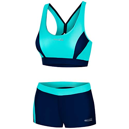Aqua Speed Damen sportlicher Bikini Set | Bikinis Beachvolleyball | Sport Bademode...