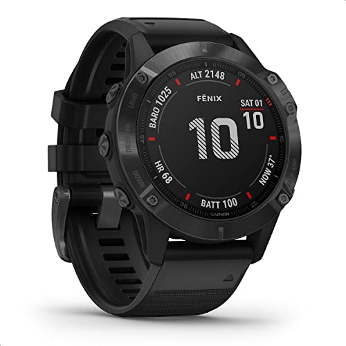 Garmin fenix 6 PRO – GPS-Multisport-Smartwatch mit 1,3 Zoll Display,...