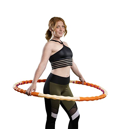 HOOPOMANIA Magnetic Hoop [1,2 kg] Massage Hula Hoop Reifen für Fortgeschrittene...