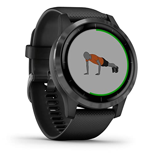 Garmin vívoactive 4 – wasserdichte GPS-Fitness-Smartwatch mit Trainingsplänen &...