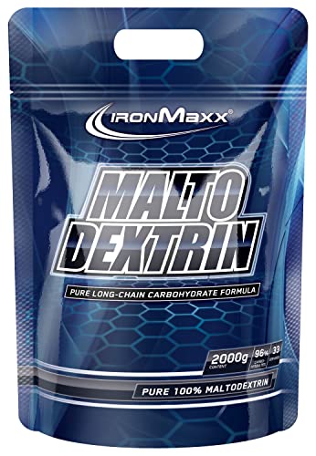 IronMaxx Maltodextrin Weight Gainer, Geschmack Neutral, 2kg Beutel (1er Pack)
