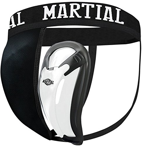Martial Tiefschutz mit 2 Cup-Größen für perfekten Sitz! Genital-Schutz mit hoher...