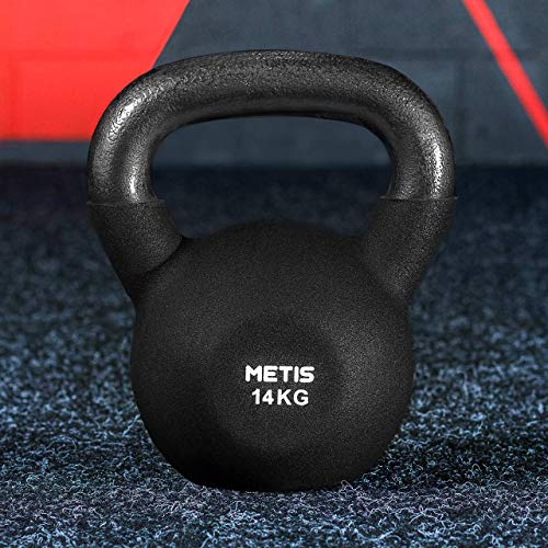 METIS Neopren Kettlebell - von 4kg bis zu 20kg | Training für Zuhause & Fitness...