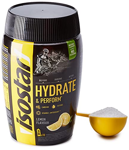 Isostar Hydrate & Perform Iso Drink – 400 g isotonisches Getränkepulver –...