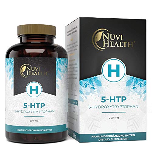 5-HTP - 200 Kapseln - 200 mg echtes 5HTP - Laborgeprüft (Wirkstoffgehalt & Reinheit)...